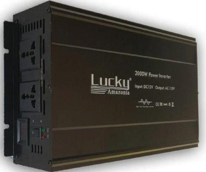 Imagem de Inversor Tensão 4000w 12v 60hz 220v Lucky Amazonia Geladeira