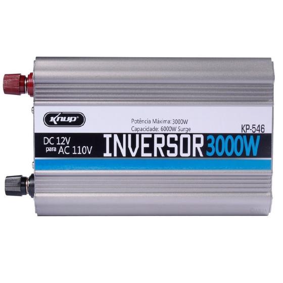 Inversor Transformador Conversor 12v 127v 3000w Kp-546 Menor preço em Inversor Transformador Conversor 12v 127v 3000w Kp-546