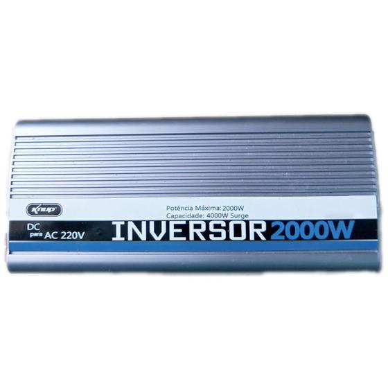 Imagem de Inversor Transformador Conversor 2000w Veicular 12v p/ 220V - Pré Vendido