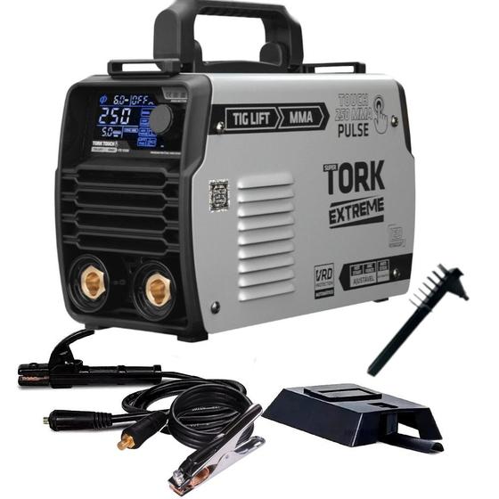 Imagem de Inversora de solda 250A para eletrodo revestido e tig - Touch 250 MMA Pulse - Super Tork