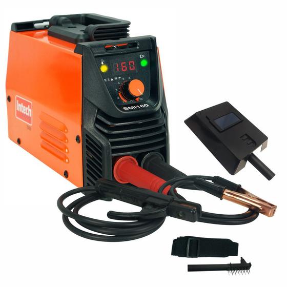 Inversora de solda painel digital 160A para eletrodo revestido e Tig - SMI160 - Intech Machine Menor preço em Inversora de solda painel digital 160A para eletrodo revestido e Tig - SMI160 - Intech Machine