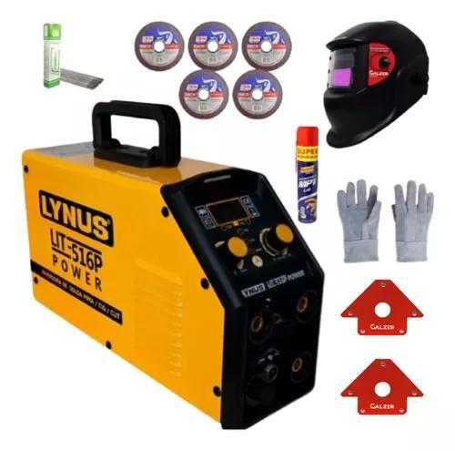 Imagem de Inversora Solda Lit-516p 220v Lynus Com kit Proteção E Acessorios