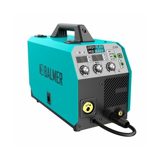 Imagem de Inversora Solda Multiprocesso Balmer Easy Flexmig160Dv Mono