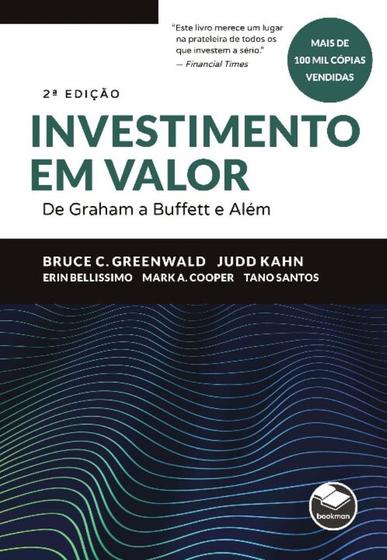 Imagem de Investimento Em Valor - De Graham a Buffett e Além - 02Ed/21 - BOOKMAN