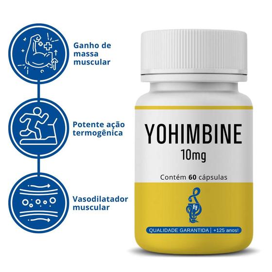 Ioimbina 10mg (Yohimbine) 60 CPS - ( Pré treino, Termogênico ) Menor preço em Ioimbina 10mg (Yohimbine) 60 CPS - ( Pré treino, Termogênico )