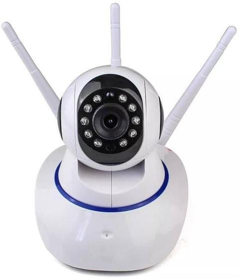 Imagem de Ip Camera Wifi Com 3 Antenas Onvif HD P2p 360