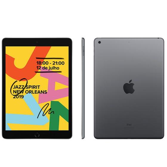 Tablet Apple Ipad 7 Mw742bz/a Cinza 32gb Wi-fi