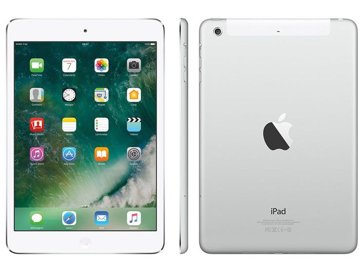 Imagem de iPad Mini 2 Apple 4G 32GB Prata Tela 7,9” Retina
