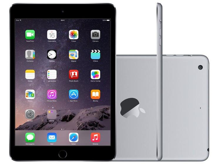 Imagem de iPad Mini 3 Apple 16GB Cinza Chumbo Tela 7,9”