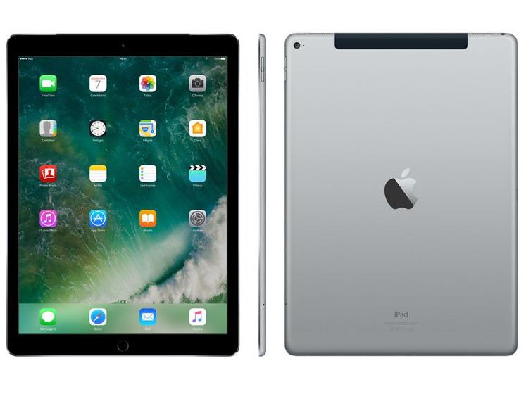 Imagem de iPad Pro Apple 4G 128GB Cinza Espacial Tela 12,9”