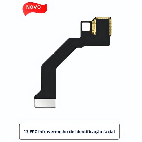 Imagem de iPhone 11-13 Cabo Flex FPC Infravermelho Face ID Reparação JCID Dot Matrix Sem Chip Câmera Curto