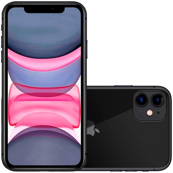 iPhone 11 Apple 128GB Tela de 6,1A Câmera Dupla de 12MP iOS Imagem de iPhone 11 Apple 128GB Tela de 6,1A Câmera Dupla de 12MP iOS