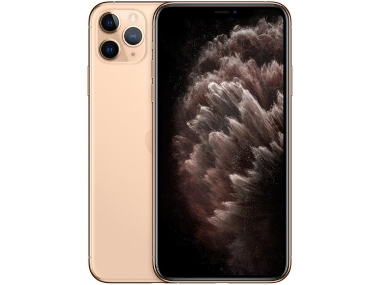 iPhone 11 Pro Max Apple 64GB Dourado 6,5” 12MP Menor preço em iPhone 11 Pro Max Apple 64GB Dourado 6,5” 12MP
