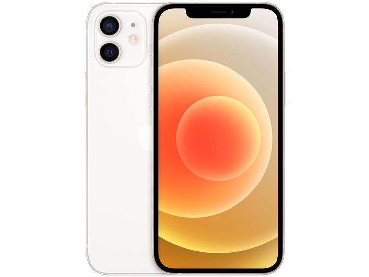 iPhone 12 Apple 128GB Branco Tela 6,1” 12MP iOS Imagem de iPhone 12 Apple 128GB Branco Tela 6,1” 12MP iOS
