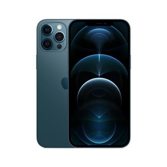 Imagem de iPhone 12 Pro Max Apple Azul-Pacífico, 256GB Desbloqueado - MGDF3BZ/A 