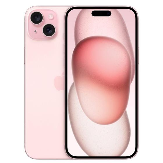 Imagem de iPhone 15 Plus Apple (128GB) Rosa, Tela de 6,7", 5G e Câmera de 48MP