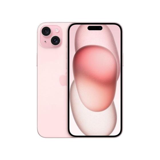 iPhone 15 Plus Apple 256GB Rosa, Tela de 6.7, Câmera Dupla de 48MP, iOS - MU193BE/A Menor preço em iPhone 15 Plus Apple 256GB Rosa, Tela de 6.7, Câmera Dupla de 48MP, iOS - MU193BE/A