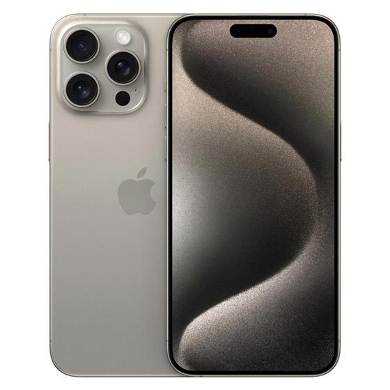 Imagem de iPhone 15 Pro Max Apple (256GB) Titânio Natural, Tela de 6,7", 5G e Câmera de 48MP