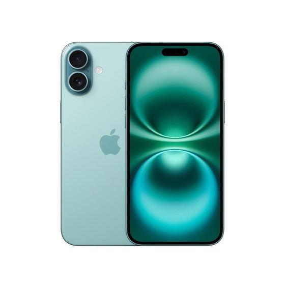 Imagem de iPhone 16 Plus Apple 256GB, Câmera Dupla de 48MP, Tela 6,7", Verde-Acinzentado