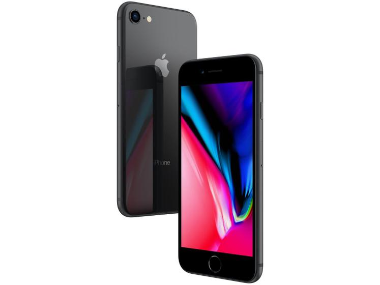 iPhone 8 Apple 128GB Cinza-Espacial 4,7” 12MP Menor preço em iPhone 8 Apple 128GB Cinza-Espacial 4,7” 12MP