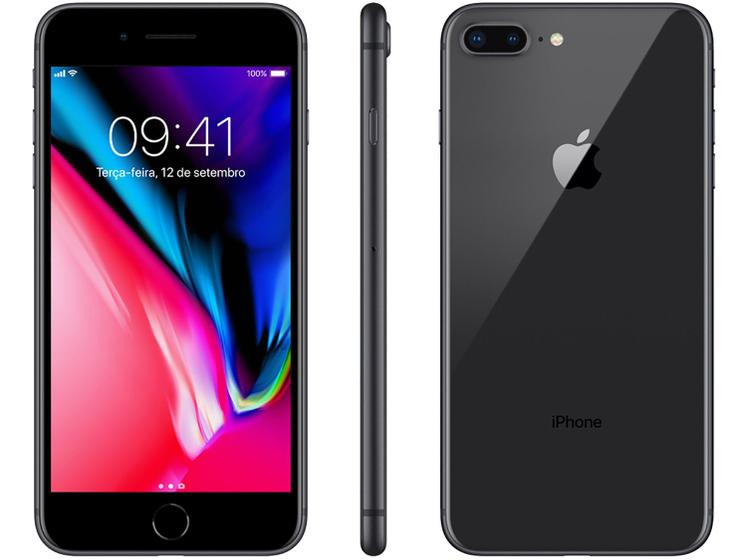 Imagem de iPhone 8 Plus Apple 256GB Cinza Espacial 4G 