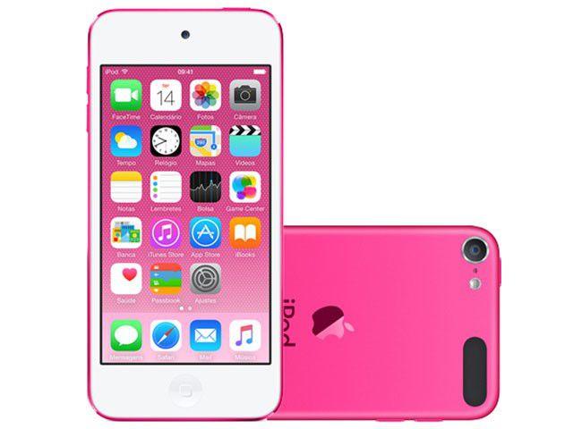 iPod Touch Apple 32GB 6ª Geração Rosa - Câm. 8MP MKHQ2BZ/A iPod Touch Apple 32GB 6ª Geração Rosa - Câm. 8MP MKHQ2BZ/A