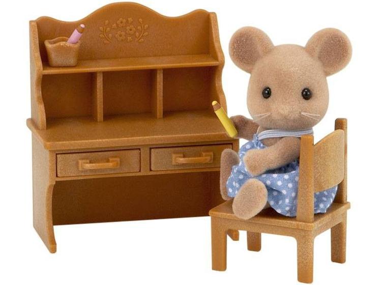 Imagem de Irmã Rato Com Escrivaninha Sylvanian Families