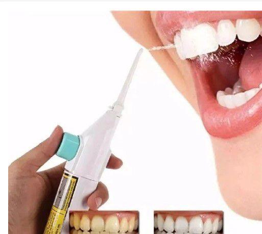 Imagem de Irrigador Dental Oral Recarregavél 220ml Higiene Agua Limpeza Bucal Portátil Limpador de Dente