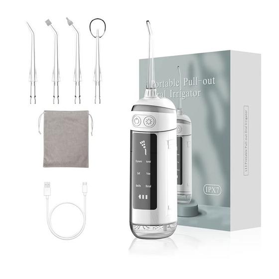 Imagem de Irrigador Dental  Portatil  Oral Irrigator Recarregável IPX7 Limpeza de dentes