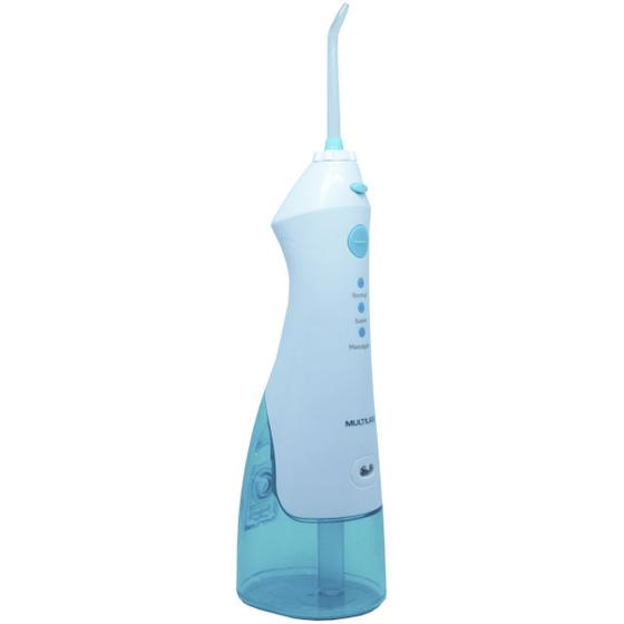 Imagem de Irrigador Oral Bucal Portátil Elétrico Bateria Recarregável Clearpik Multilaser HC036