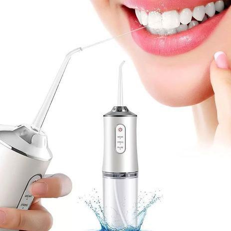 Irrigador Oral Bucal Portátil Recarregável Limpeza Dentes Menor preço em Irrigador Oral Bucal Portátil Recarregável Limpeza Dentes