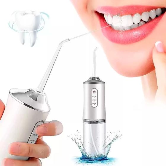 Irrigador Oral Elétrico Jato D Água Limpeza Bucal Fio Dental Menor preço em Irrigador Oral Elétrico Jato D Água Limpeza Bucal Fio Dental