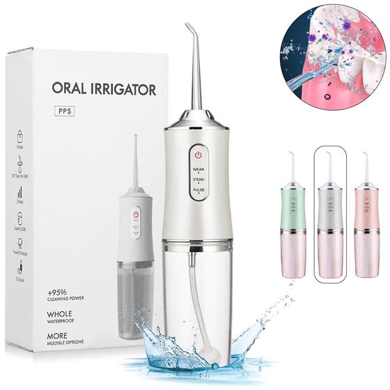Irrigador Oral Elimina 95% Das Bactérias Linha Premium Menor preço em Irrigador Oral Elimina 95% Das Bactérias Linha Premium