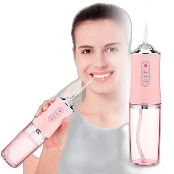 Imagem de Irrigador Oral Fio Dental Recarregável Jet Clean - 4 Bicos