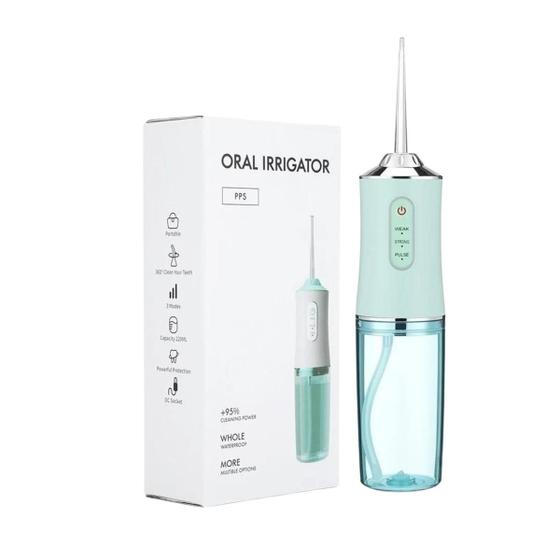 Imagem de Irrigador Oral Limpa Dentes 220Ml Portatil Limpeza Profunda