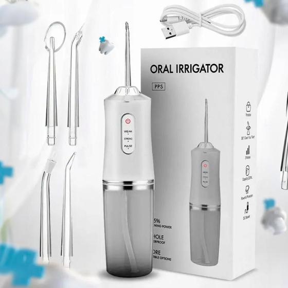 Imagem de Irrigador Oral Limpeza Profunda Implante Dente Boca