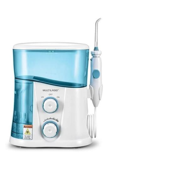 Imagem de Irrigador oral Multilaser HC038 branco e azul 110V/220V