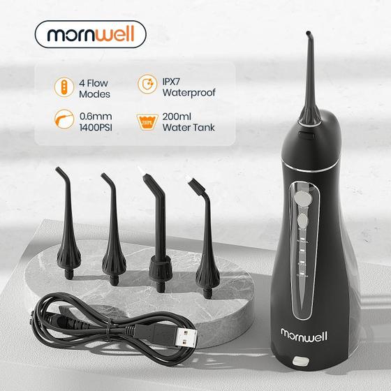 Irrigador Oral Para Higiene Bucal Implantes Dentários Prótese Dentária Com Certificado CCE/FCC F18 Preto Menor preço em Irrigador Oral Para Higiene Bucal Implantes Dentários Prótese Dentária Com Certificado CCE/FCC F18 Preto