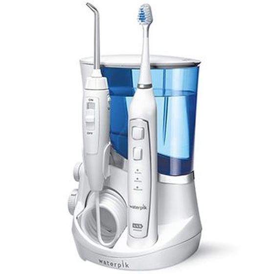 Irrigador Oral Waterpik WP861B + Escova Sônica + 5 Bicos Menor preço em Irrigador Oral Waterpik WP861B + Escova Sônica + 5 Bicos