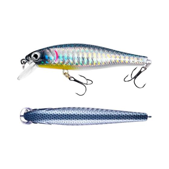 Imagem de Isca Artificial de Pesca Minnow 8,8cm - Manivela Wobbler Jerkbait para Tucunaré, Carpa e outros