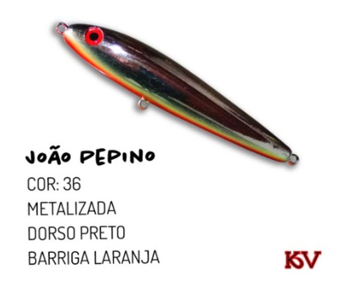 Imagem de Isca Artificial Joao Pepino KV 11,5cm 22g COR 36