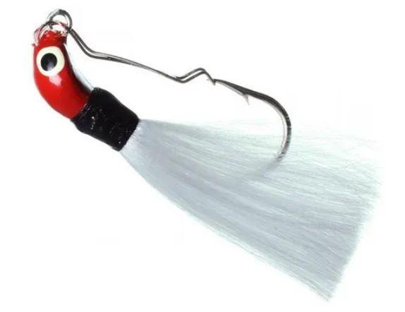 Imagem de Isca artificial lori jig anti rabuda p- vermelho rabo branco