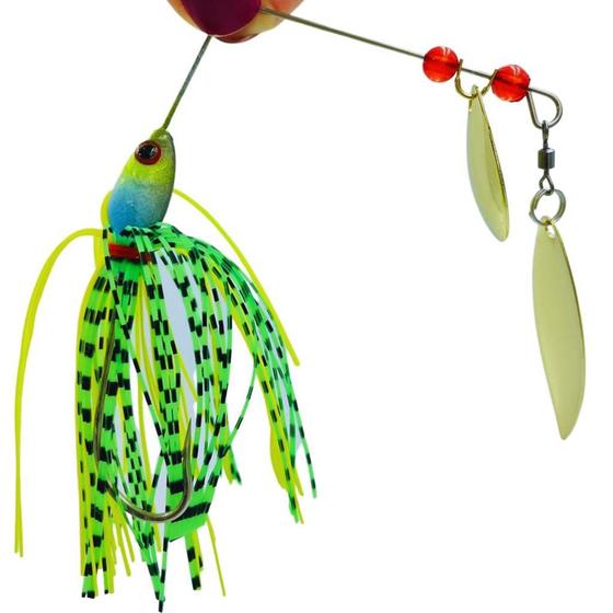 Imagem de Isca Artificial Metal Spinner  BuzzBait 19,5GR COR02 Para Tucunaré Açu Trairão