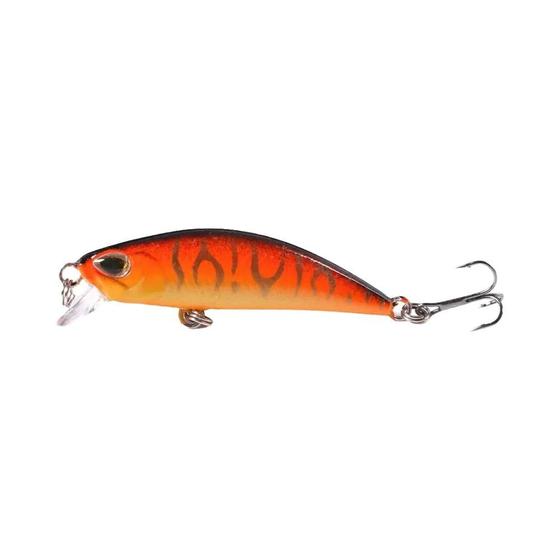 Imagem de Isca Artificial Minnow Preto 5,8cm - Jerkbait Afundante 5,4g para Pesca