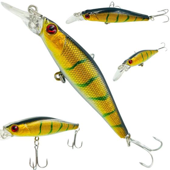 Imagem de Isca Artificial Para Dourado Tucunaré Robalo Traíra Bicuda 8cm 8.5Gr