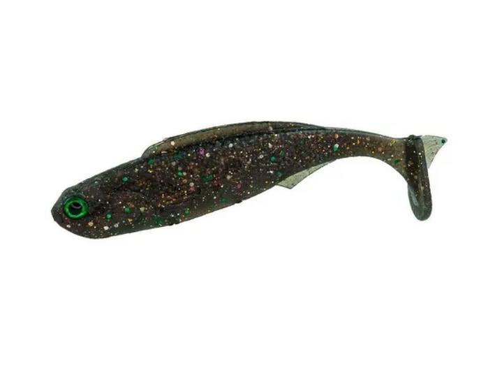 Imagem de Isca artificial pesca beast shad 12,5cm 18g 4 unidades - cor aurora black