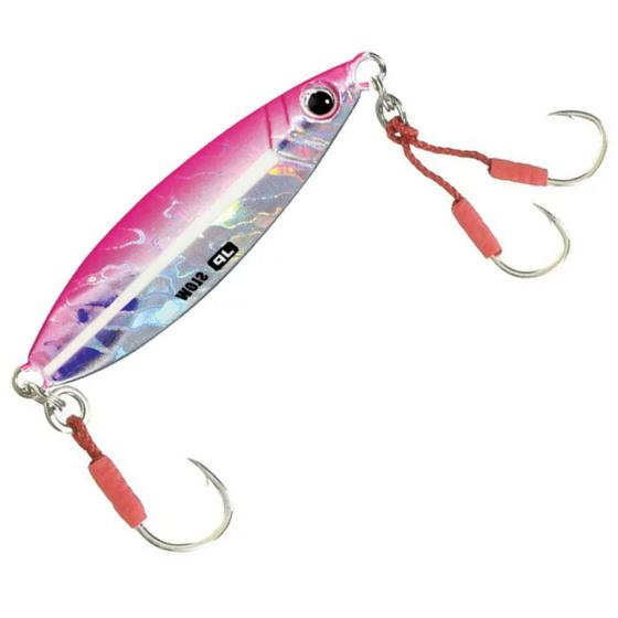 Imagem de Isca Artificial Pescaria Major Craft Jigpara Slow 7,5cm 50g Cor 18 Glow Pink