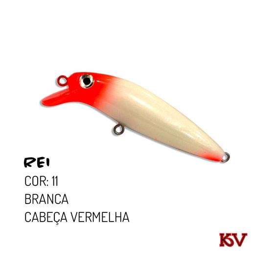 Imagem de Isca Artificial Rei da Kv Meia Água Floating 6,5cm p/ robalo