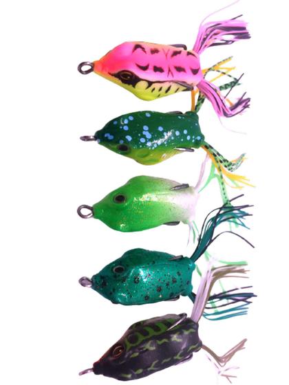 Isca Artificial Sapo Sapinho Frog Tropical de Silicone cor vibrante p/traira Menor preço em Isca Artificial Sapo Sapinho Frog Tropical de Silicone cor vibrante p/traira