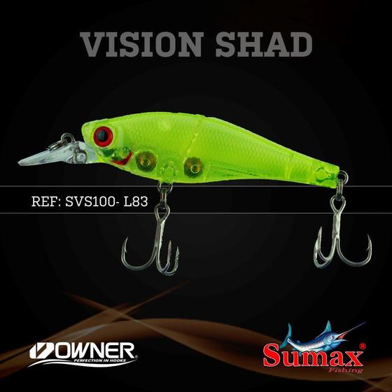 Isca artificial sumax vision ghost all lemon pec svs-100-l83 Menor preço em Isca artificial sumax vision ghost all lemon pec svs-100-l83